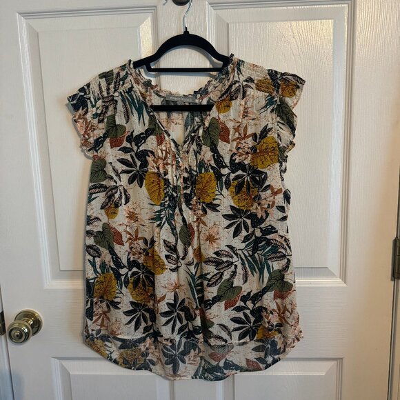 Daniel Rainn Tops - Daniel Rainn Liona Flutter Detail Blouse